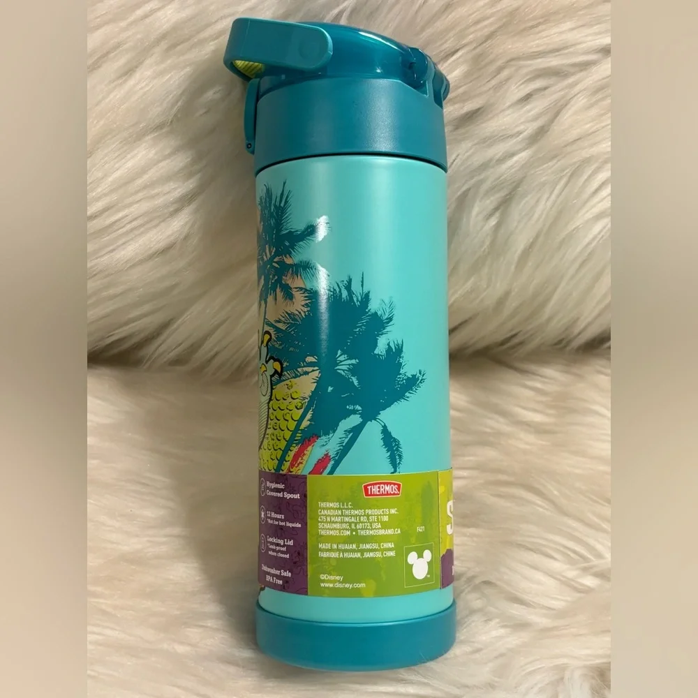 16oz FUNTAINER® WATER BOTTLE DISNEY STITCH NEW